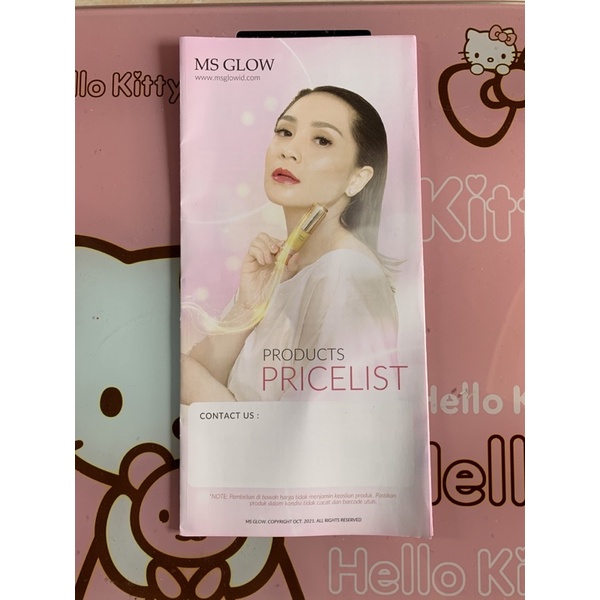 Brosur Ms glow / Pricelist Ms glow