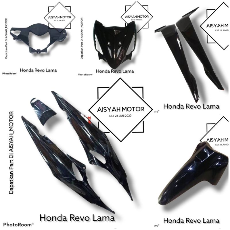 Full Bodi Honda Revo Lama Warna Hitam Tahun 2008