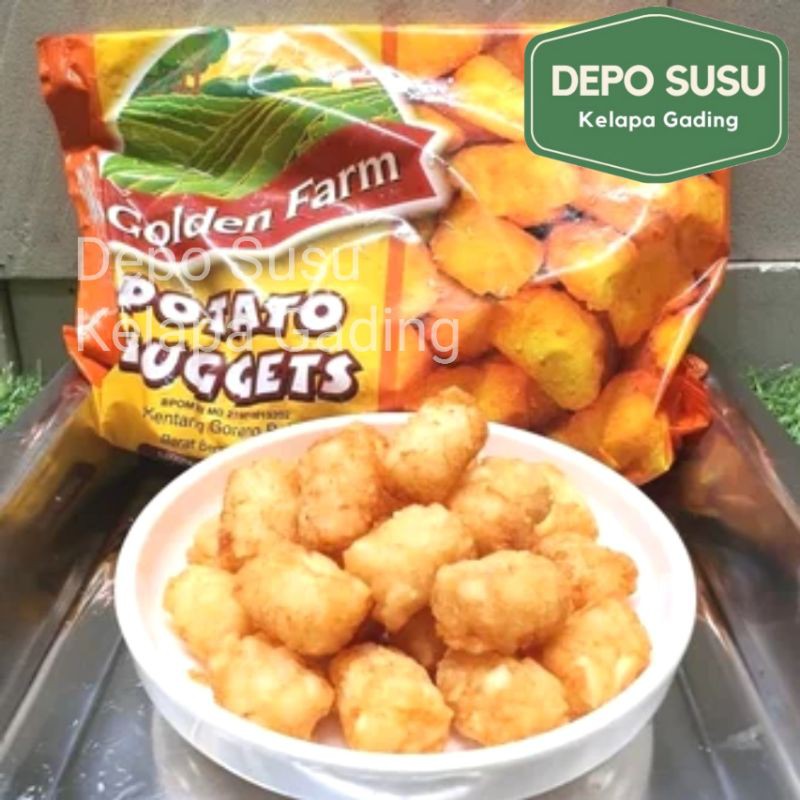 Golden Farm Potato Nuggets 750gr | Kentang Goreng 750 GoldenFarm