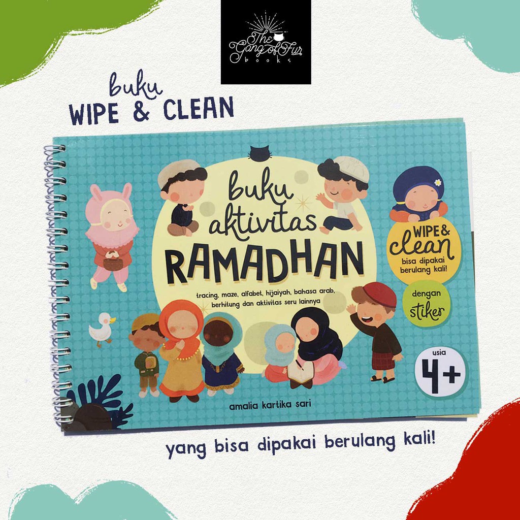 Buku Aktivitas Ramadhan Wipe And Clean Usia 4 Shopee Indonesia