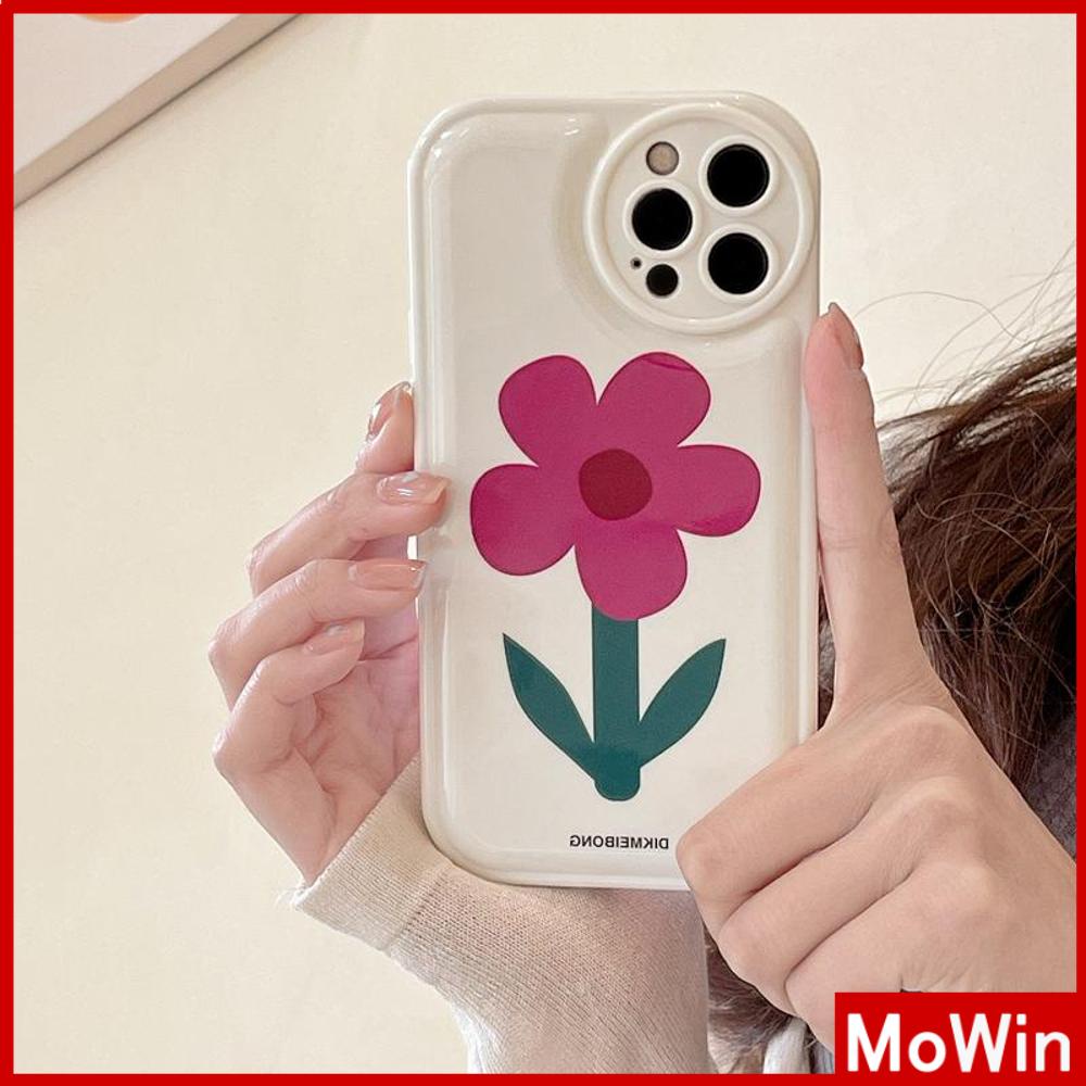 iPhone Case Silicone Soft Case Airbag Shockproof Protection Camera Flower Simple Cute Compatible For iPhone 11 Pro Max 13 Pro Max 12 Pro Max 7Plus xr XS Max