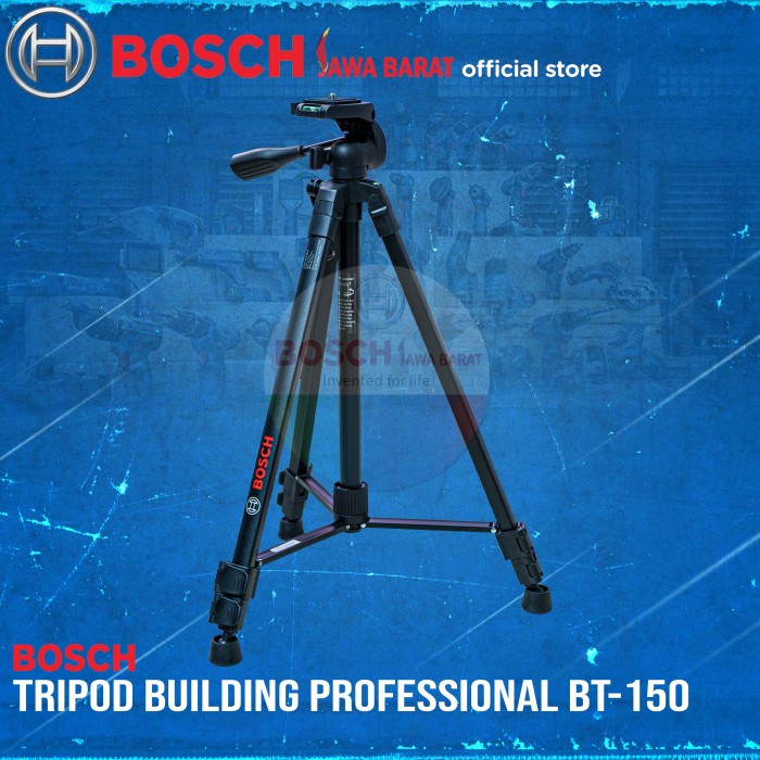 Jual Bosch Tripod Building Professional Bt-150 1/4 Inch Tiang Meteran Laser .
