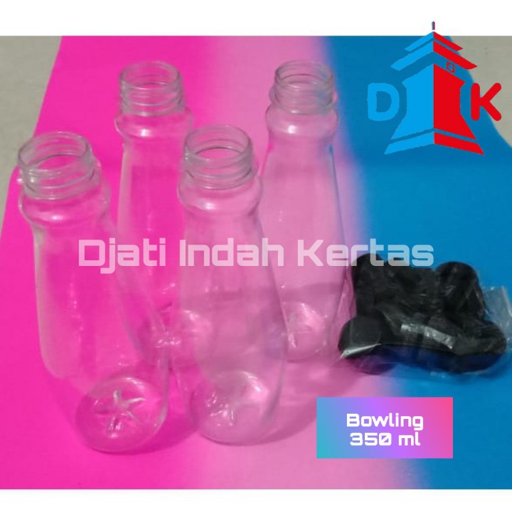 PROMO!!! Botol Minum Bening ( Bowling ) Sekali Pakai Uk 350 ml