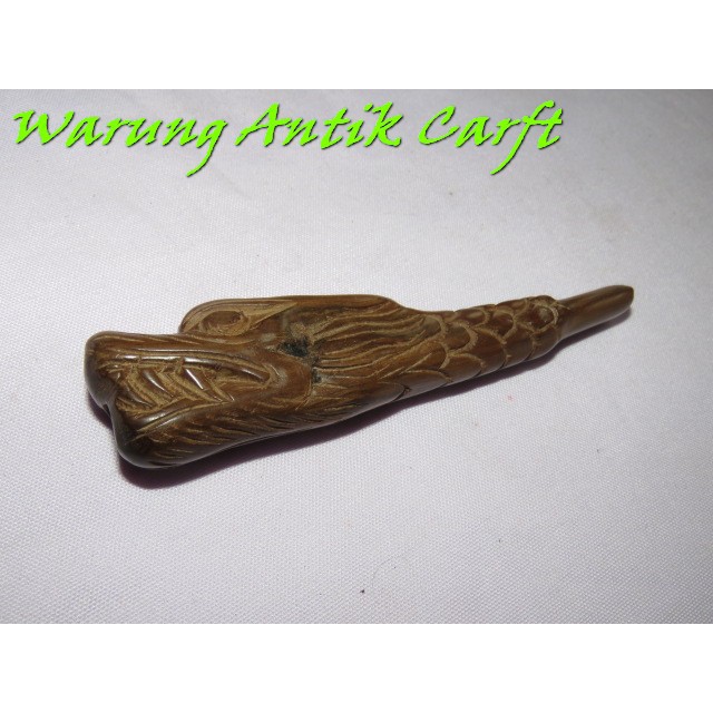Pipa Rokok KAYU STIGI HITAM Ukir Naga