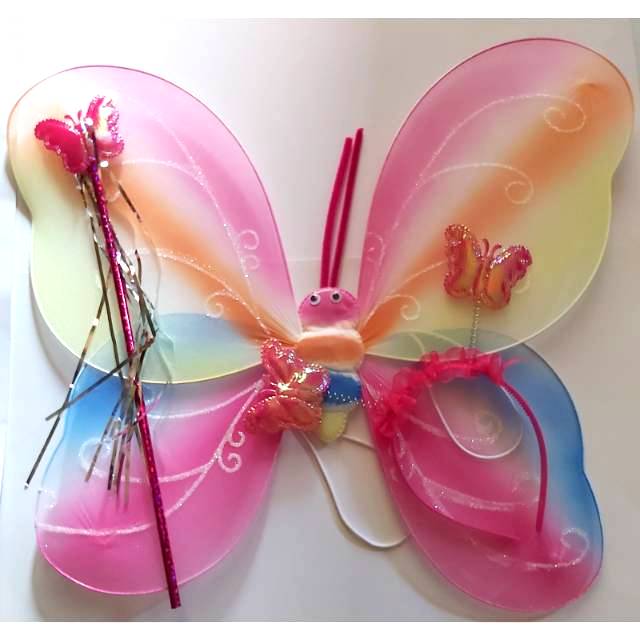 1 Set Sayap Kupu-Kupu Biasa dan LED