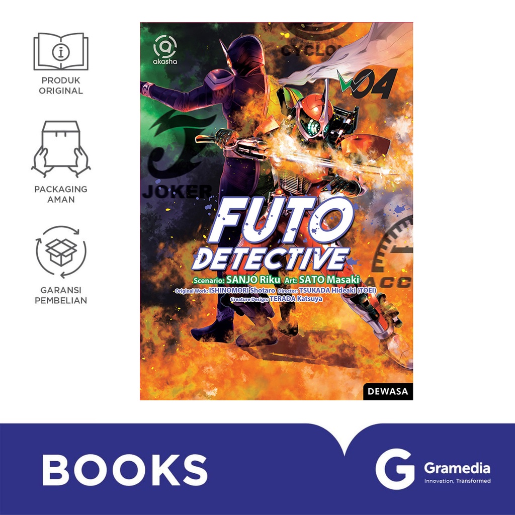 Gramedia Bali - Akasha : Futo Detective 04