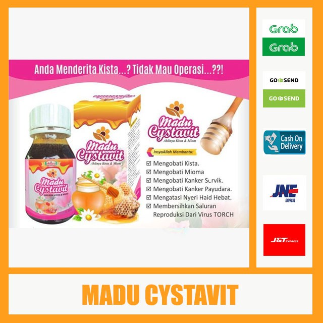 [BISA COD] Madu Cystavit - OBAT KISTA - OBAT MION - Obat Nyeri Haid