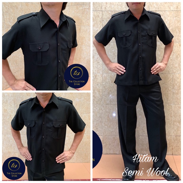 Seragam Setelan Semi Wool Pemda PNS, Safari Pemda Pria, Baju Seragam Security Supir, Dinas Pria