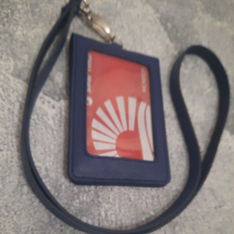 id card / name tag kulit sapi