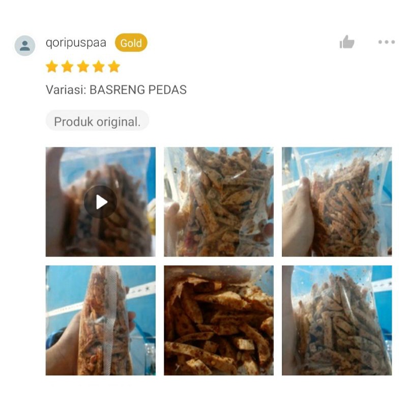(MINI POUCH) BASRENG DAUN JERUK / BASRENG PEDAS / BASRENG STIK / BASRENG LAMPUNG-2