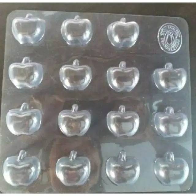 Cetakan coklat Puding Mika Bentuk Buah Apel