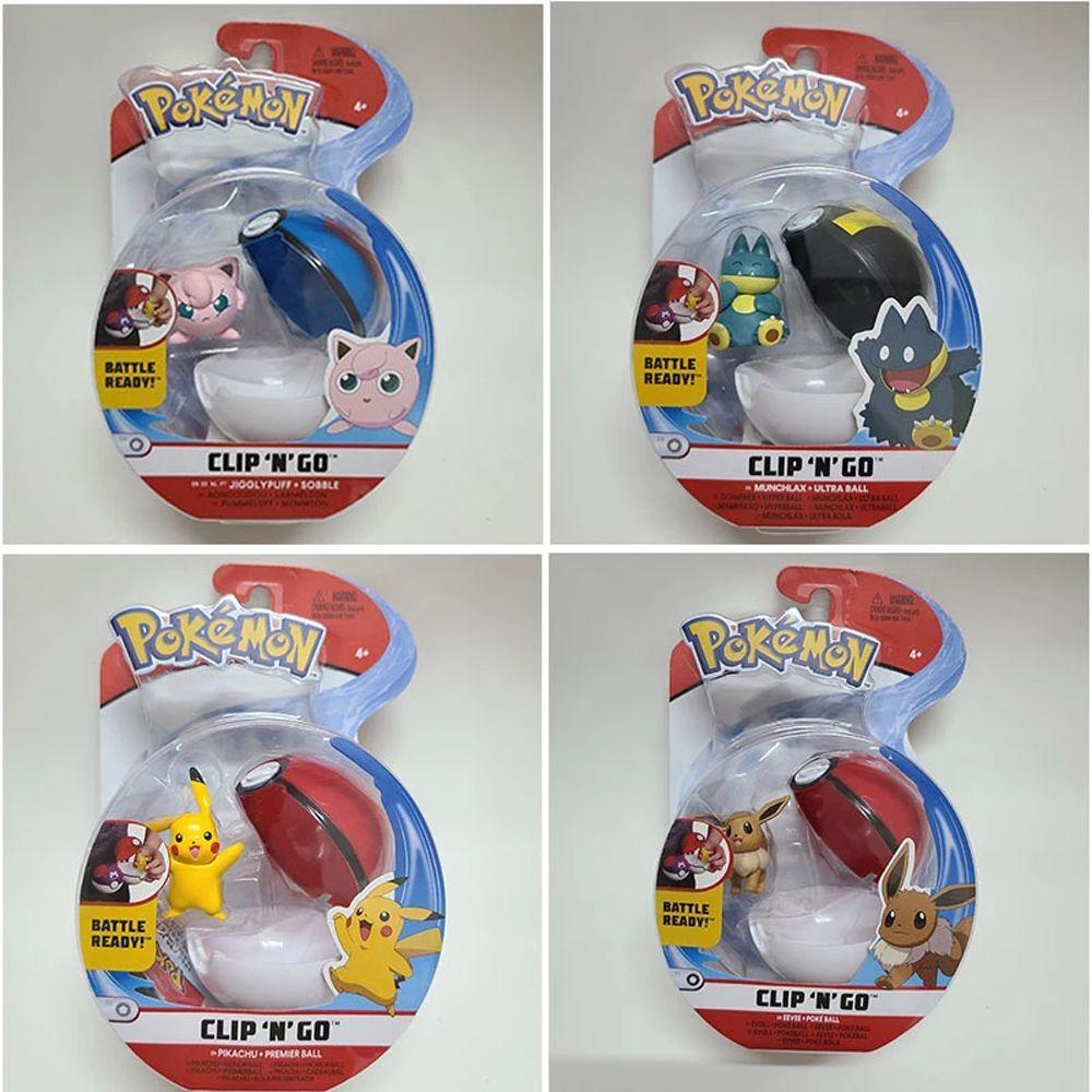 Lanfy Pokemon Action Figure Jigglypuff Collection Munchlax Anime Figure Sobble Scorbunny Model Mainan