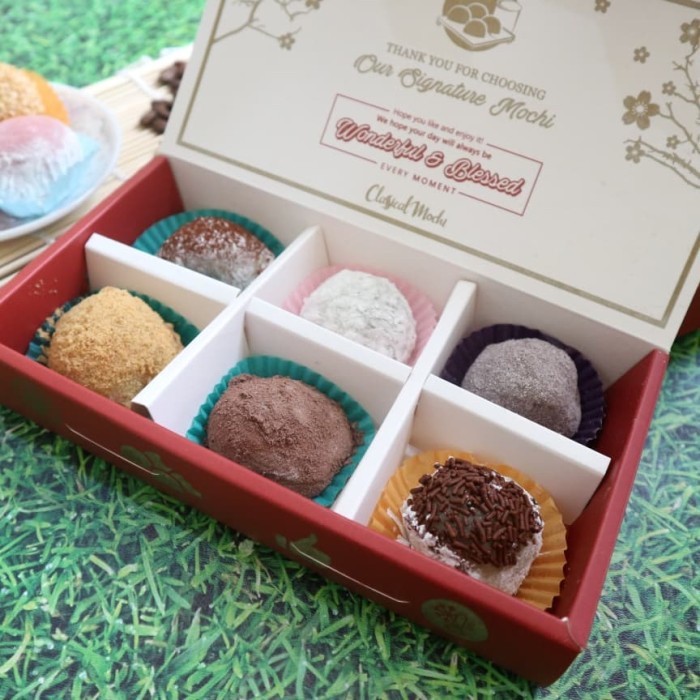 

Wafer-Biskuit- Kue Mochi Enak ( Box Isi 6 ) - Classical Mochi -Biskuit-Wafer.