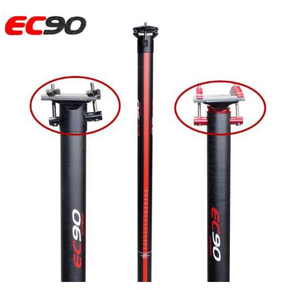 Seatpost Carbon EC90 Size 33.9mm Panjang 580mm - Seatpost Carbon For Folding Bike - Seatpost Carbon