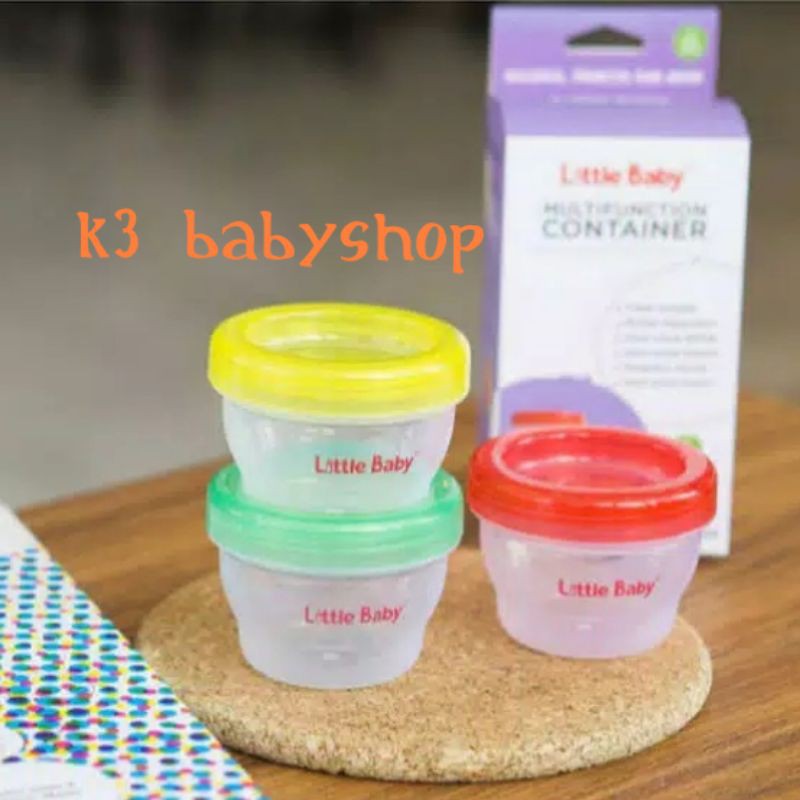 Multifunction Container Little Baby 120ml 160ml 120 160 kontainer susu wadah makanan MPASI bayi