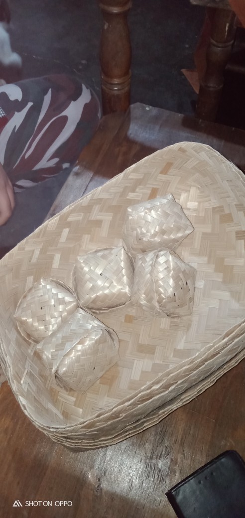 Besek Estetik Box-besek Bambo Ukuran Sedang-besek Hajatan -anyaman Bambu-besek Hampers