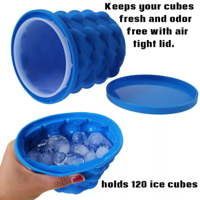 CETAKAN ES BATU/ICE CUBE MAKER SILICON MOLD PENCETAK ES Terbaru JUMBO