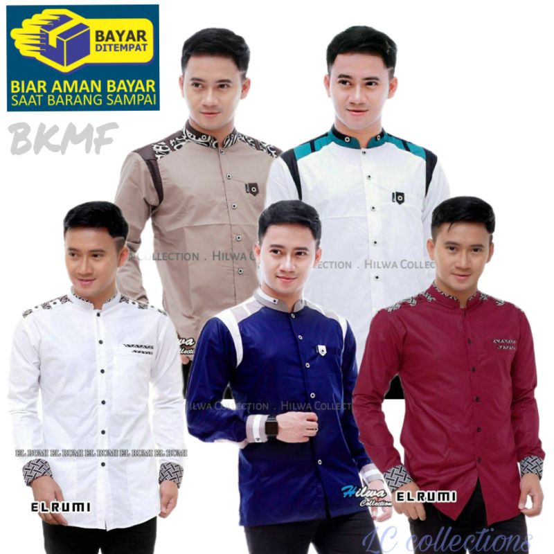 Baju Koko Pria Koko Syubbanul Muslimin Koko Azzahir Lengan Panjang Koko Berkwalitas Terbaik