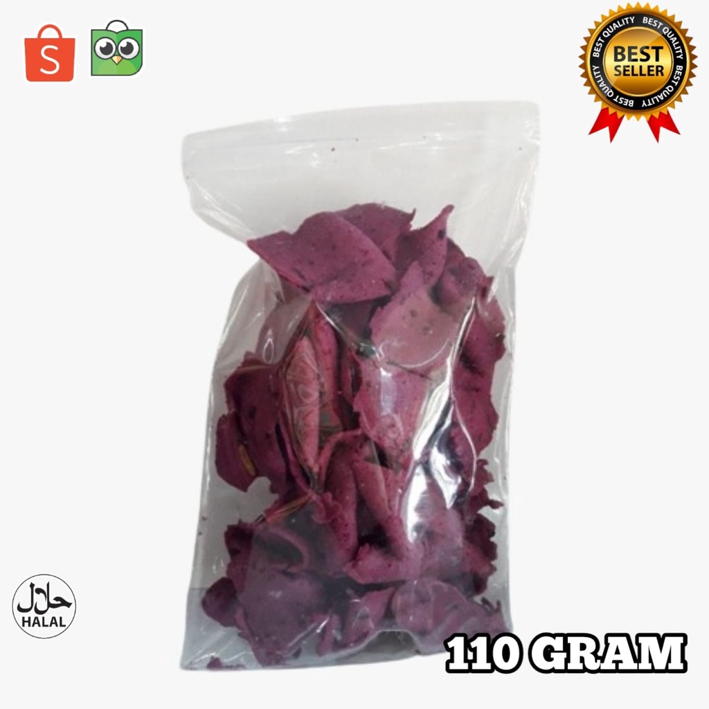 

Keripik UBI ungu Camilan enak renyah Gurih