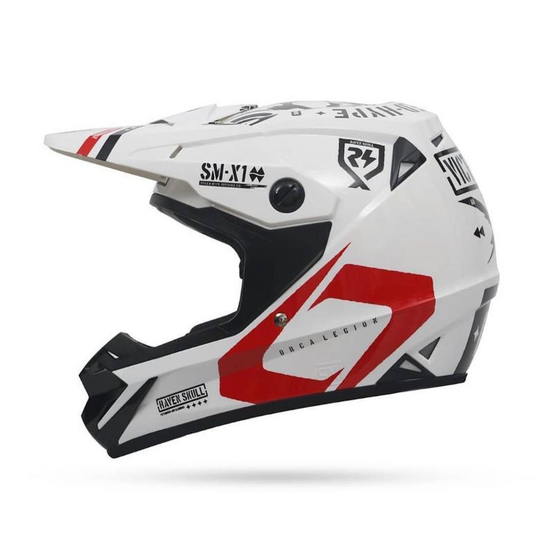 HELM RSV ORCA MODEL ESQUELLETO WARNA PUTIH
