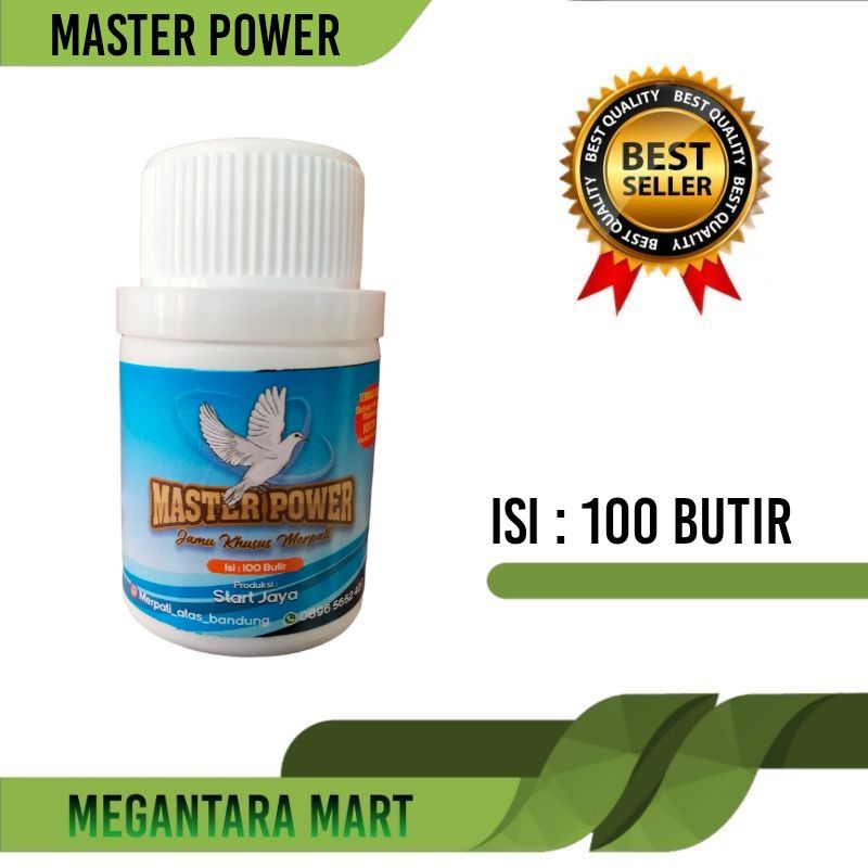 jamu merpati master power kesehatan merpati jamu untuk merpati isi 100 butir asli original