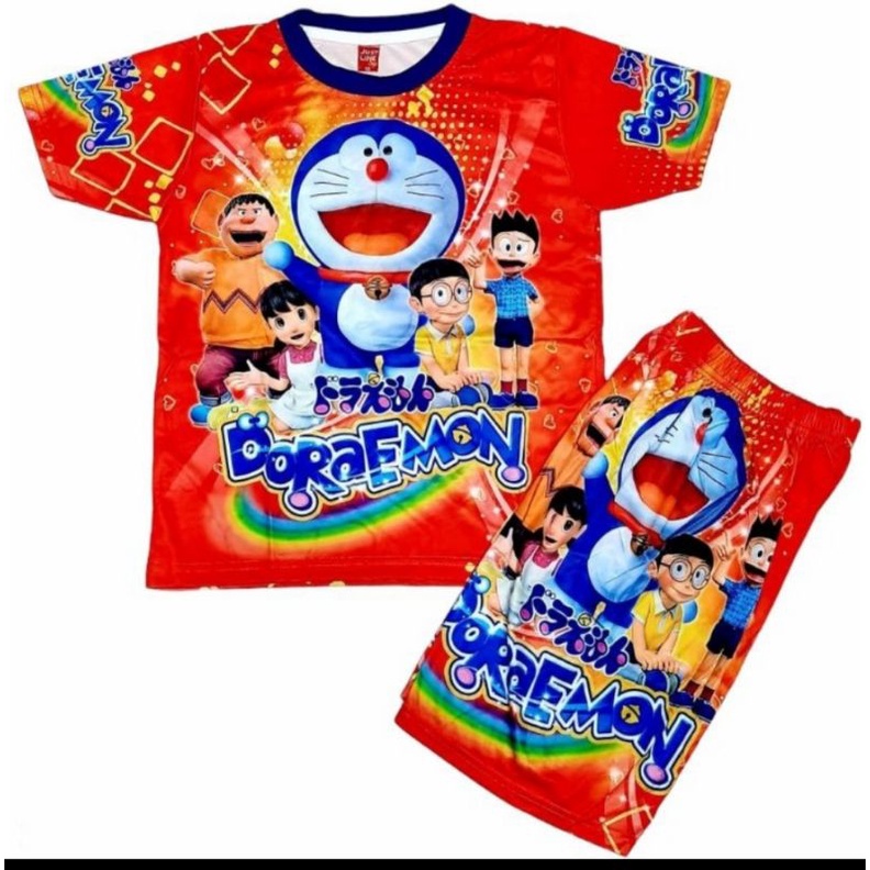 SETELAN BAJU DORAEMON