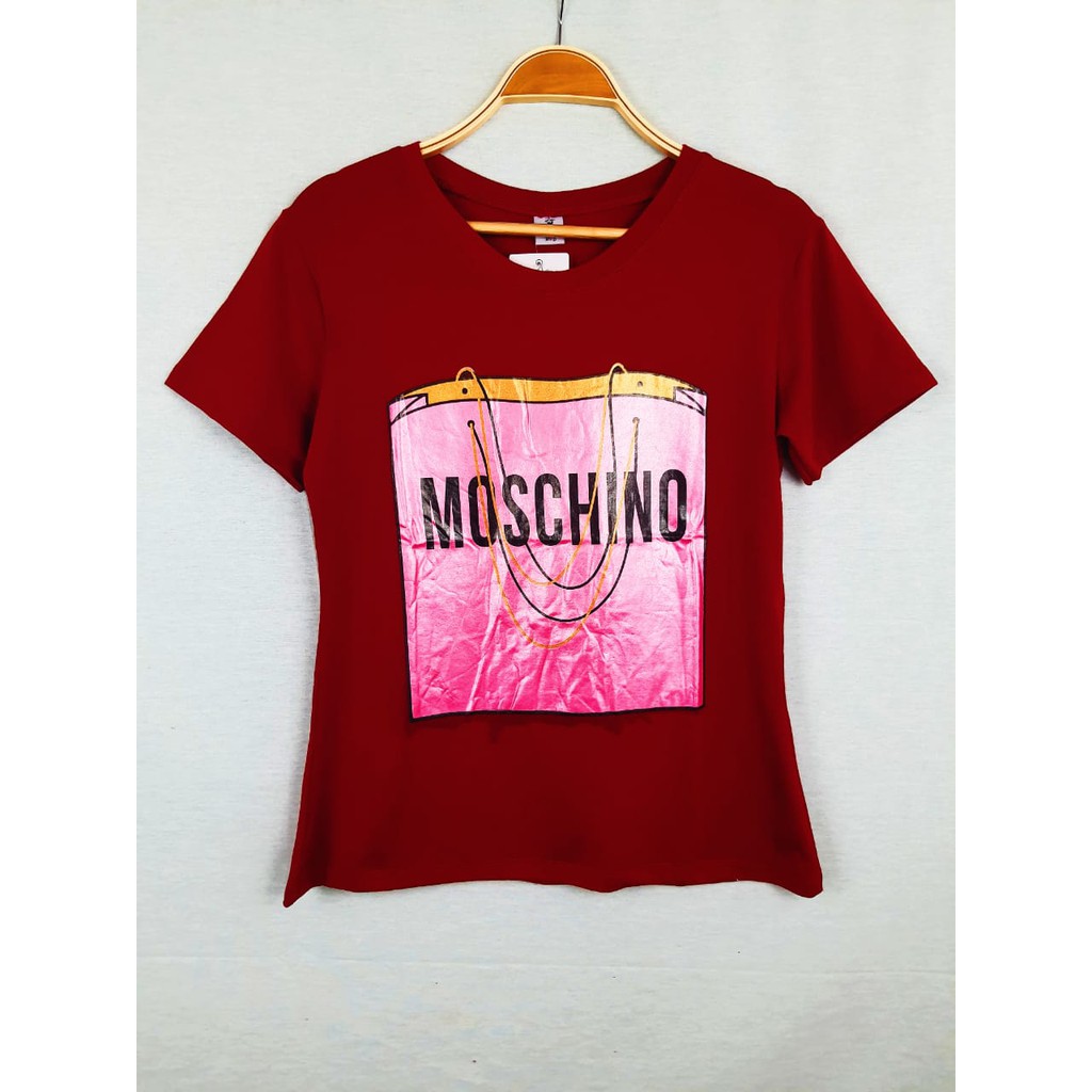 Baju Kaos Murah Adem - Moschino Tas 027