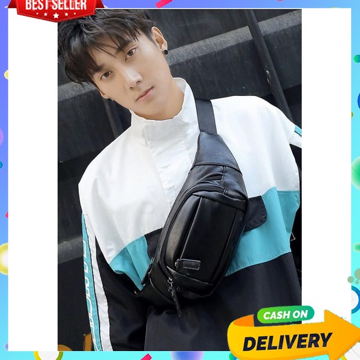 Tas Selempang Pria - Cowok Tas Sling Bag Slempang Kerja Distro Besar Murah Tas Hp Kamera/Tas Selempa