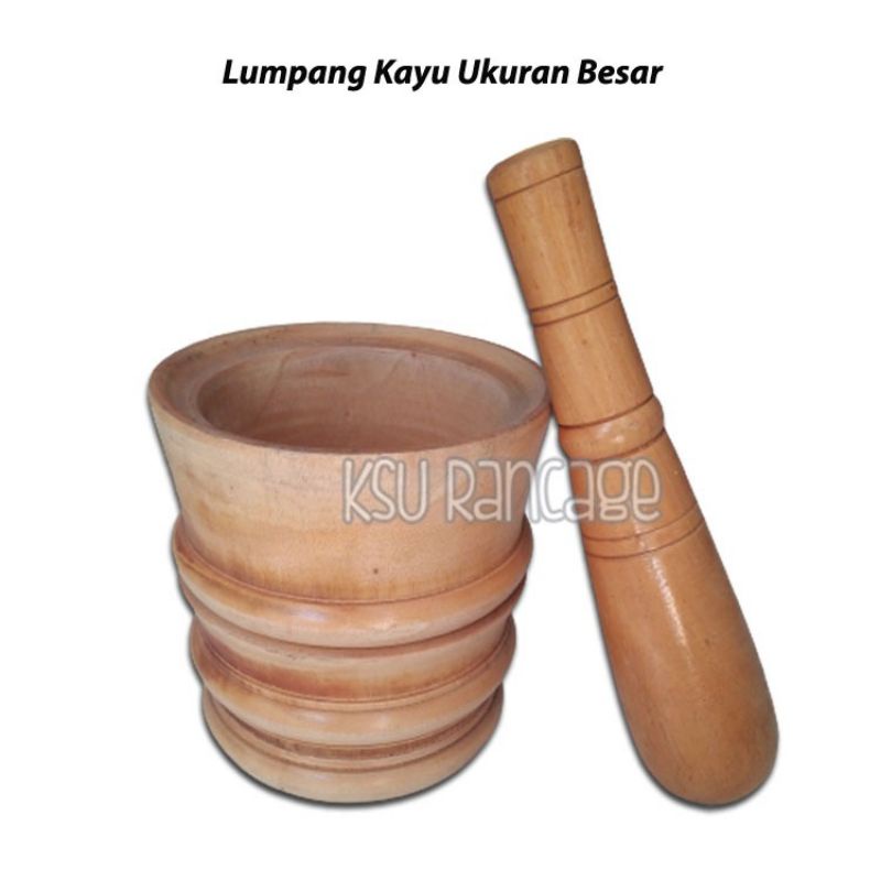 Lumpang Kayu - Ukuran Besar
