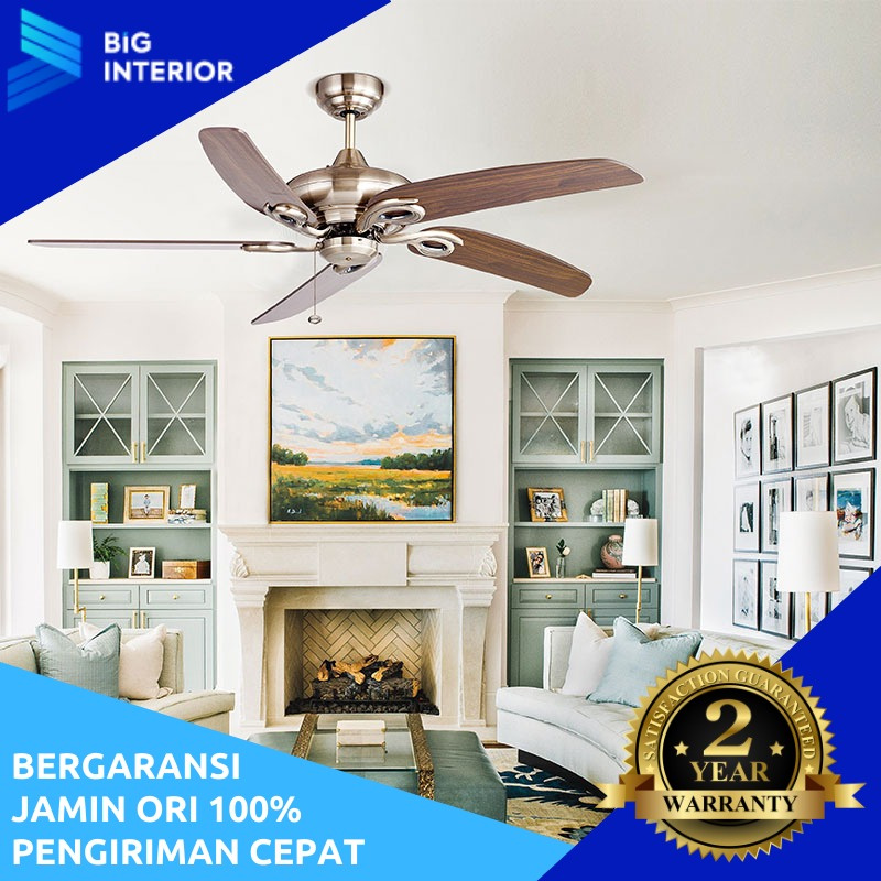 Kipas Angin Gantung Plafond, MT Edma, 52in Modena, E27, Tarikan Rantai