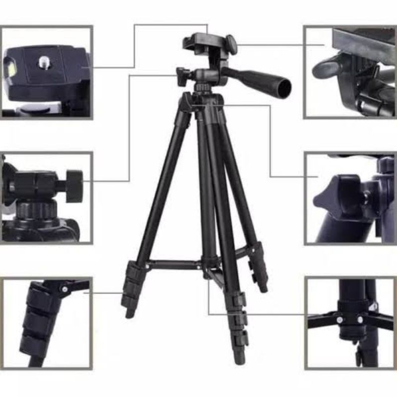 TRIPOD HP / TRIPOD CAMERA BLACK SERIES PANJANG 1 METER 3120