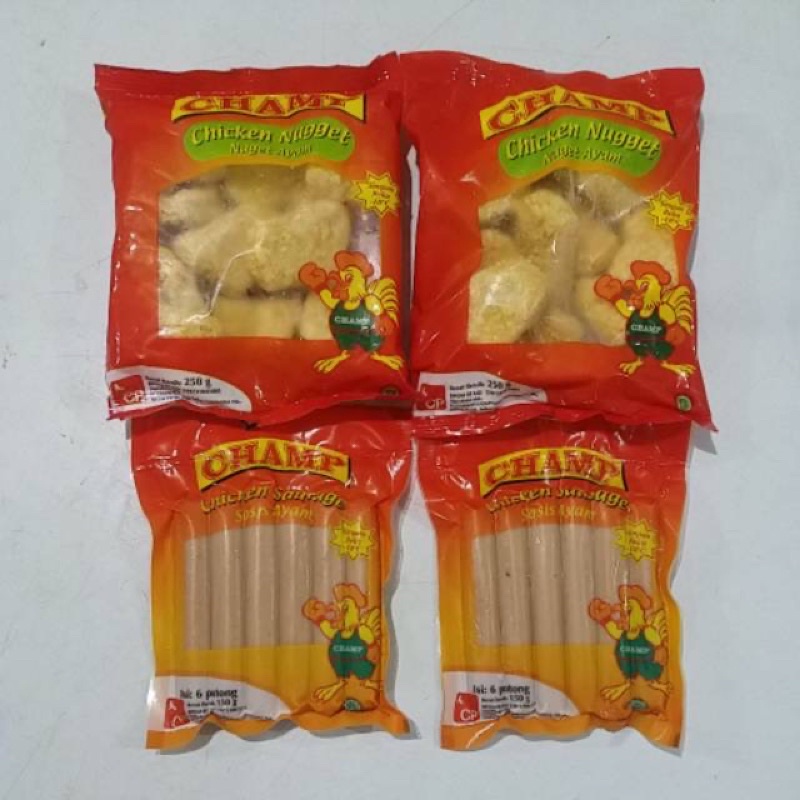 

(PAKET) CHAMP nugget dan sosis