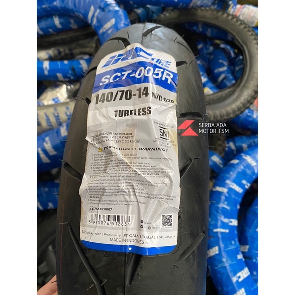Ban Motor IRC SCT-005R 140/70 - 14 Tubeless Aerox Aerox 155