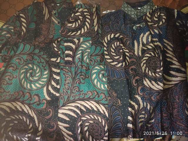 Batik Kalongan | Couple Batik Hem Dan Blouse Seragam Kantor Best Seller Terlaris