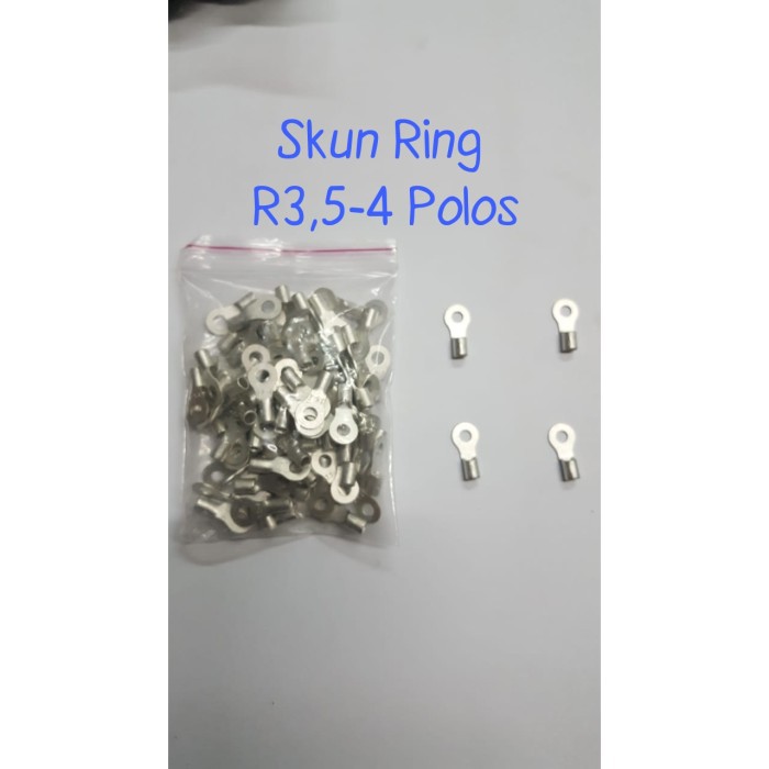 Skun Kabel Ring O Non Isolated 3.5-4 / Skun VR 3.5-4 POLOS / Skun 4mm / Skun Polos 3.5-4 /Skun Bulat