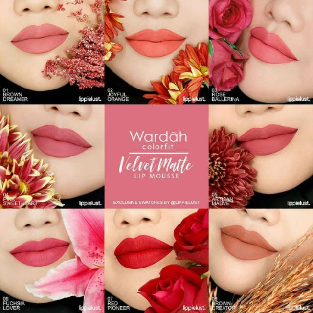 Wardah Colorfit Velvet Matte Lip Mousse 02 Joyful Orange Shopee Indonesia Lipstik wardah velvet joyful orange