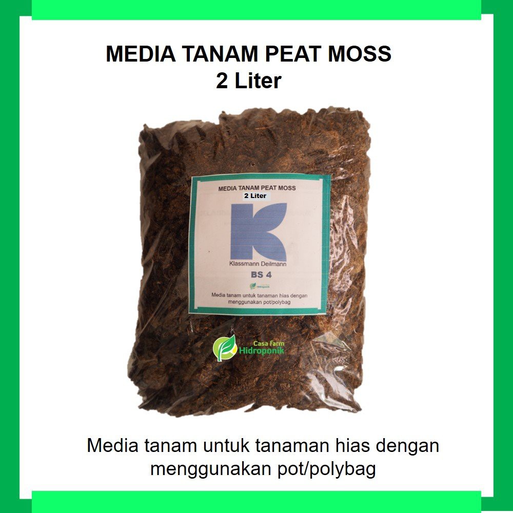 Jual MEDIA TANAM PEATMOSS PETMOS SPHAGNUM BS 4 untuk Tanaman Hias isi 2 Liter Murah