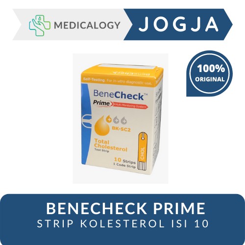 

Benecheck Prime Strip Kolesterol isi 10
