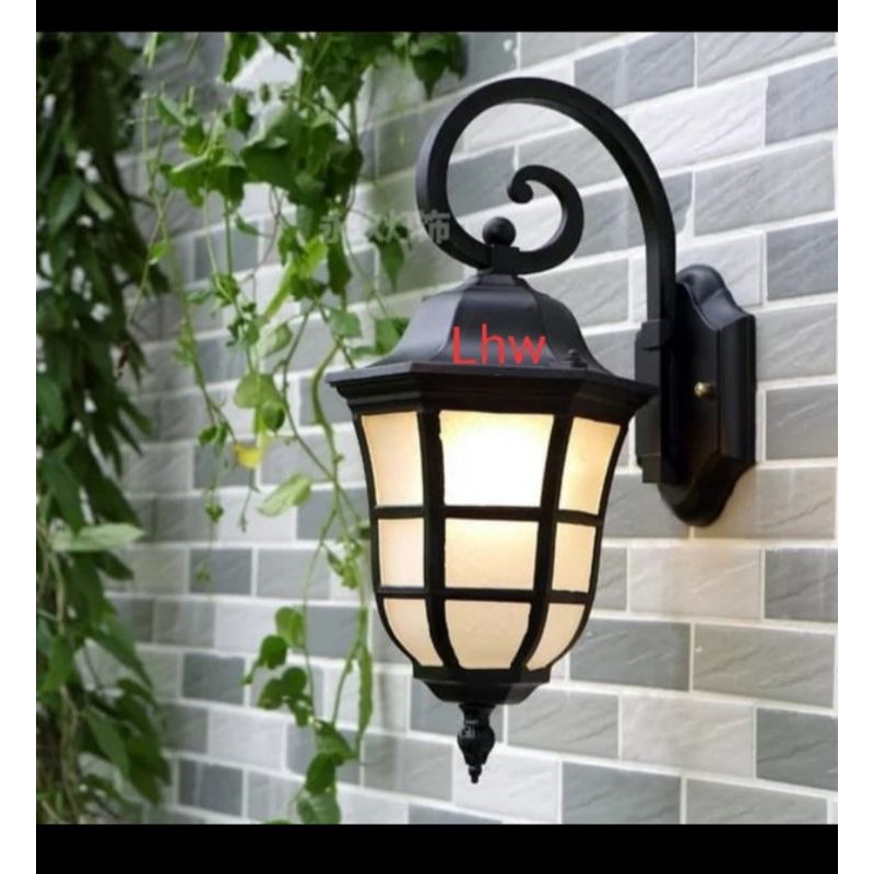 lampu hias dinding/tempel 1202 dekorasi teras taman outdoor indoor
