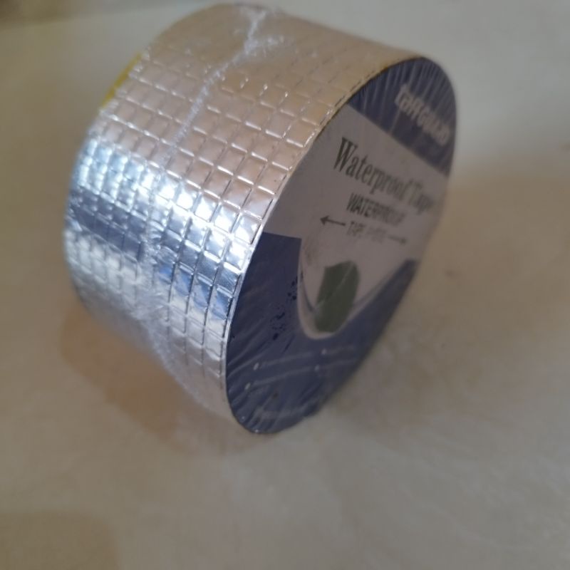 Tape Anti bocor Foil Butyl Aluminium 5M X 5CM Waterproof Perekat Lakban Isolasi Anti Air