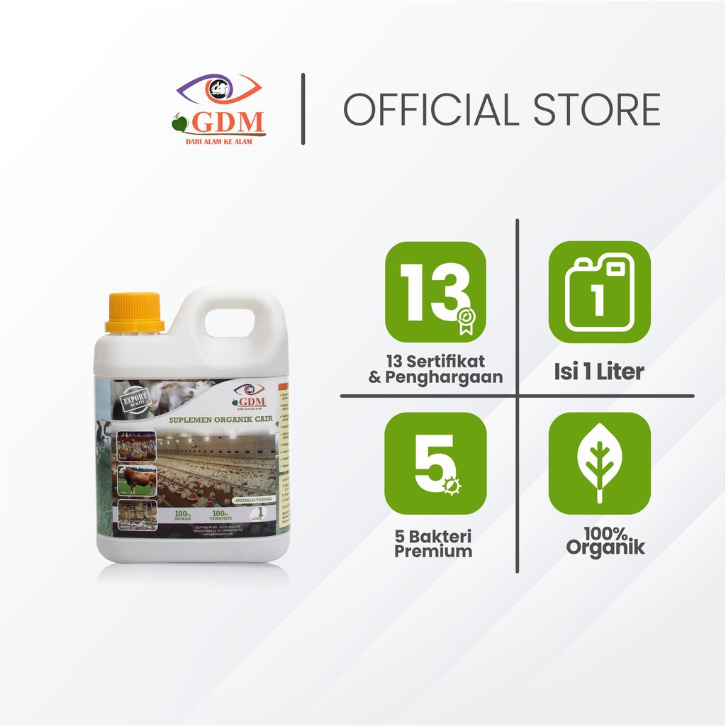 

GDM Suplemen Organik Untuk Peternakan 1 Liter