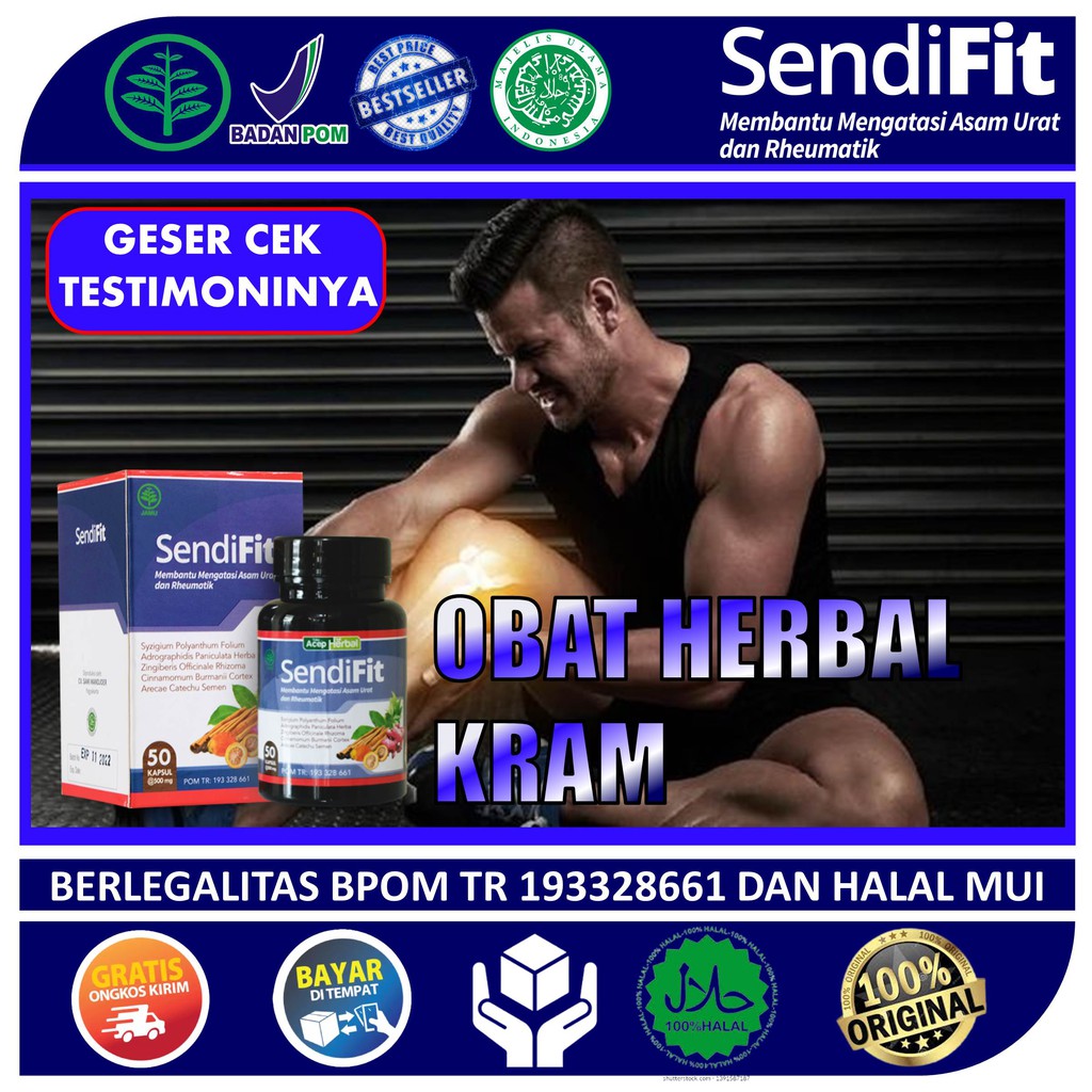 SendiFit Kapsul Acep Herbal Obat Kram Alami