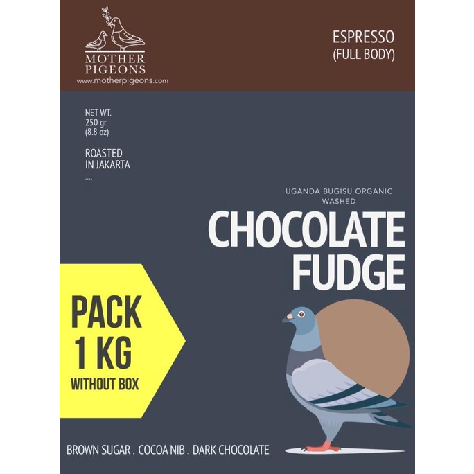 

[ COD ] CHOCOLATE FUDGE (Uganda Bugisu Organic Washed) 1 Kg Pack! TERJAMIN Kode 776