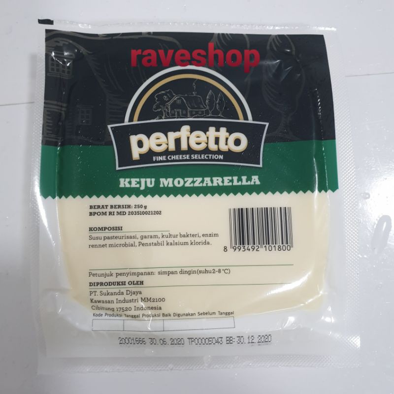 

PERFETTO keju mozzarella 250gr