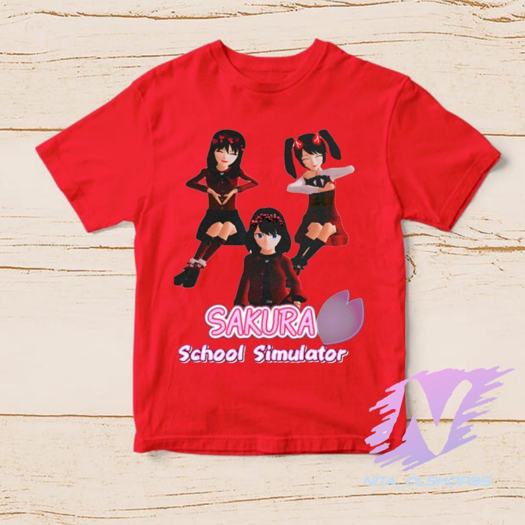 kaos sakura school simulator baju kaos anak sakura sahabat