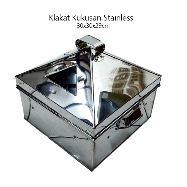 Klakat Kukusan Stainless 30x30cm