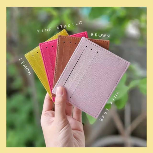 DOMPET KARTU/CARD HOLDER 6 SLOT KARTU + 1 SLOT MONEY