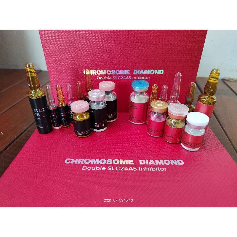 CHROMOSOME DIAMOND DOUBLE SLC24A5 INHIBITOR /chromosome diamond double SLC24A5