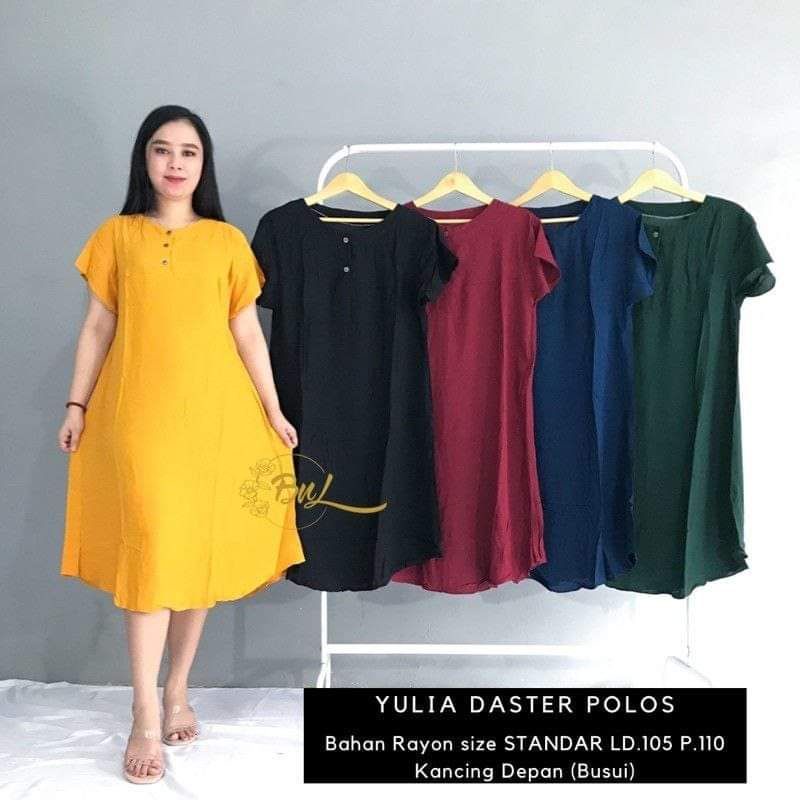 DASTER POLOS MURAH DRESS TERBARU KEKINIAN DASTER PENDEK BUSUI