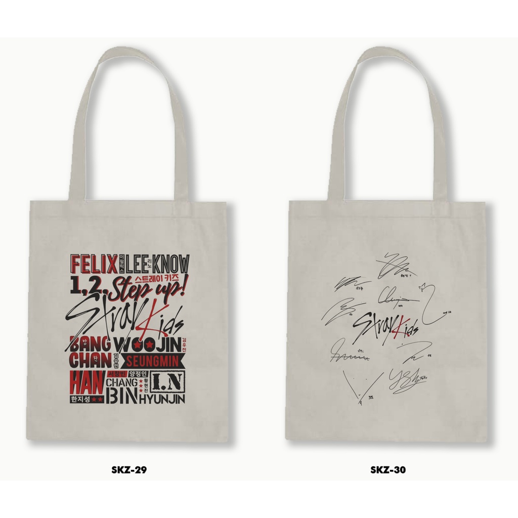 TOTE BAG BLACU - STRAY KIDS 2